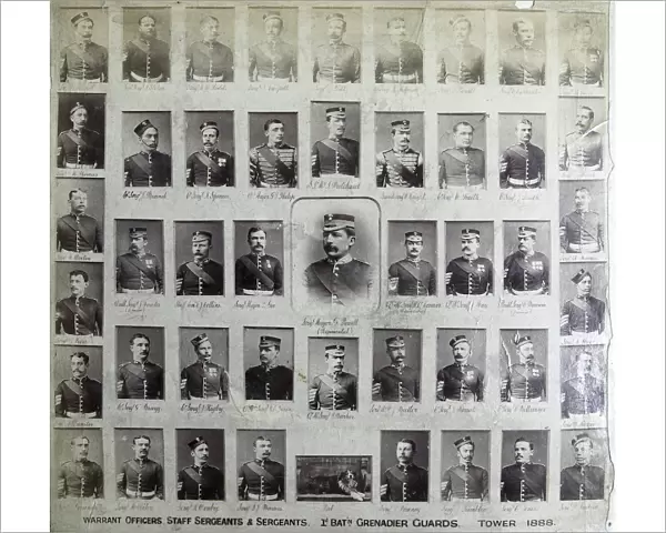 1888 1st battalion sergeants to pioneers staff sergeants