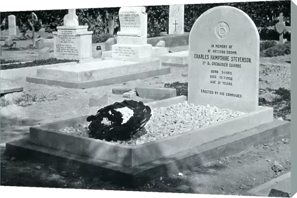 grave headstone charles hampshire stevenson