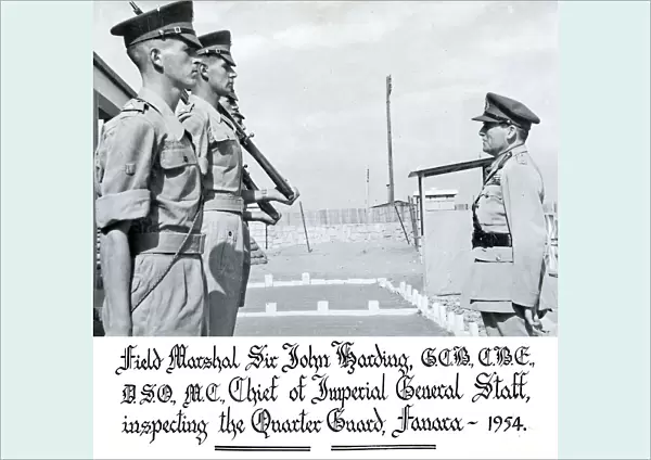 field marshall sir john harding inspection quarter guard