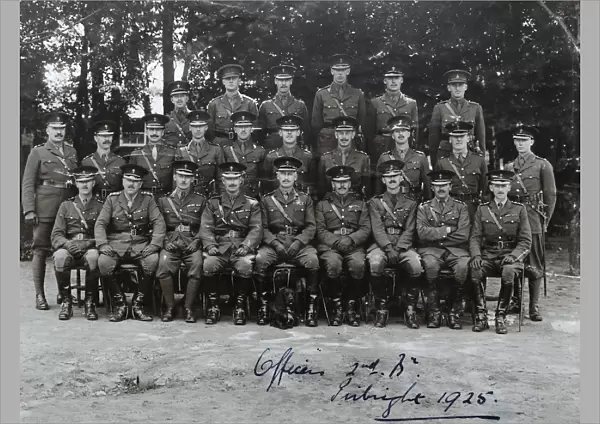 officers 2nd battalion pirbright 1925