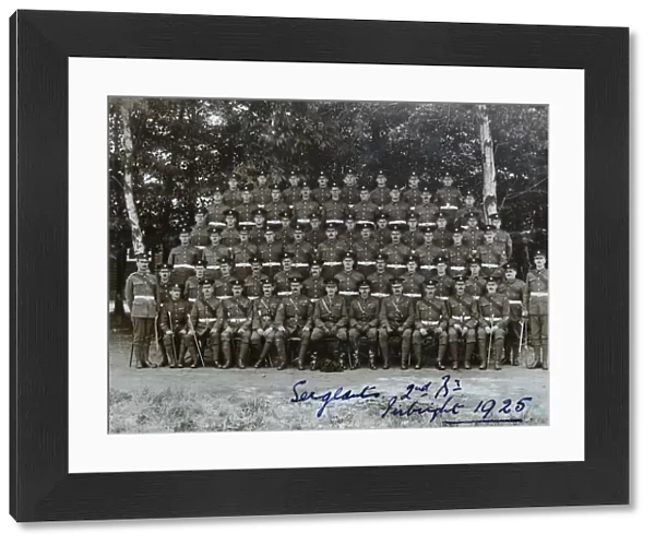 sergeants 2nd batalion pirbright 1925