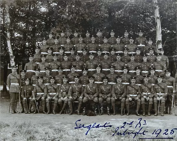 sergeants 2nd batalion pirbright 1925