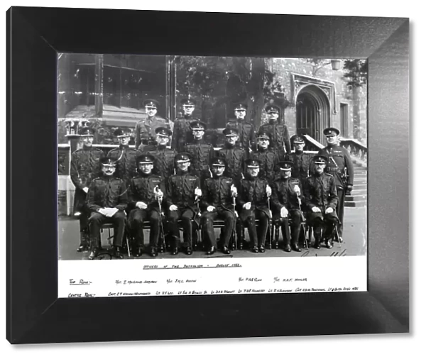 officers 2nd battalion 1931 maitland-addison