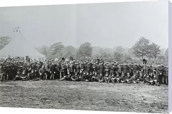 1897 officers at aldershot review