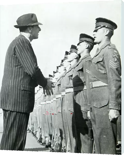 anthonty head secretary of state for war inspection