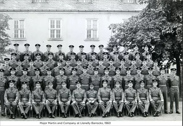 major martin and company at llenelly barracks