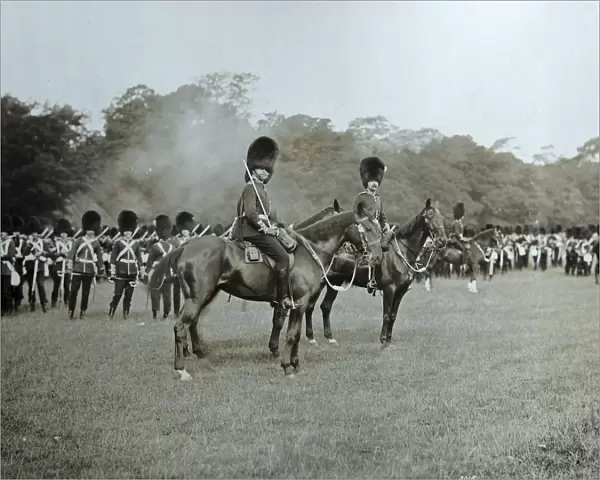 1897 2nd btn mounted officers sussex manoeuvres