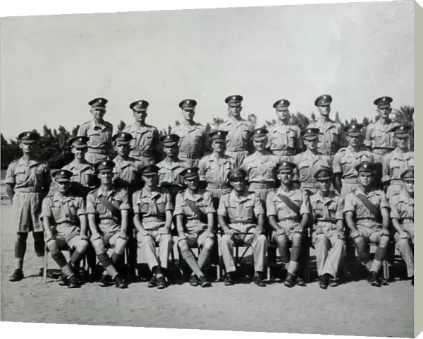 no. 2 company camino camp may 1955 officers warrant officers and ncos