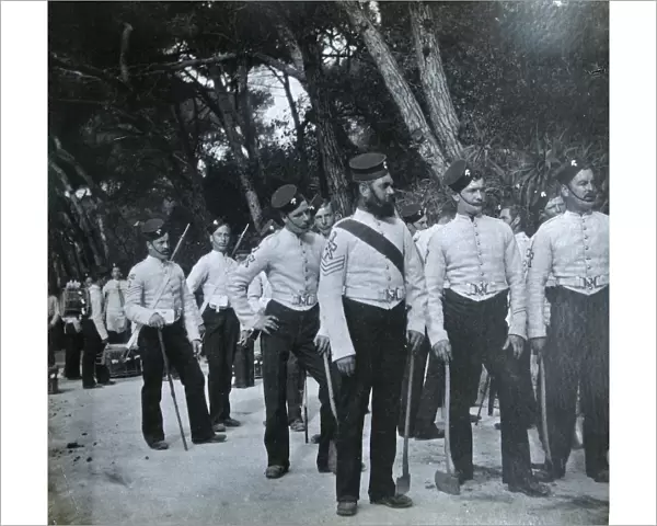 Pioneer Sgt James and Pioneers 2nd Batt Gibraltar 1899