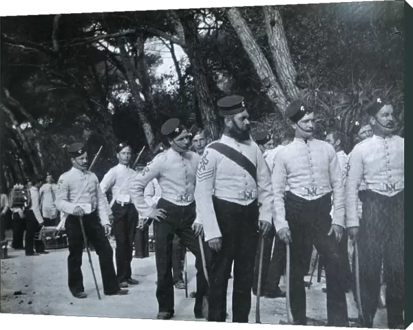 Pioneer Sgt James and Pioneers 2nd Batt Gibraltar 1899