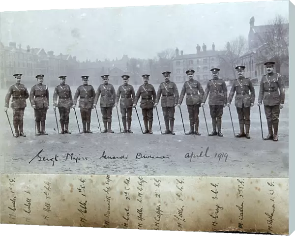 sergeant majors april 1919 butler cahill hill