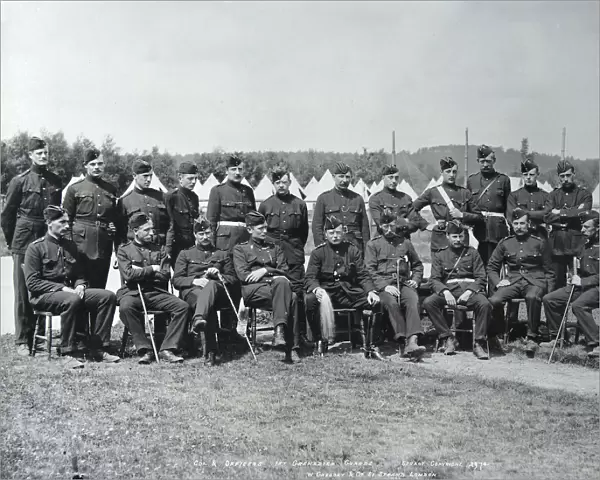 1st Battalion Officers, Manoeuvres 1895