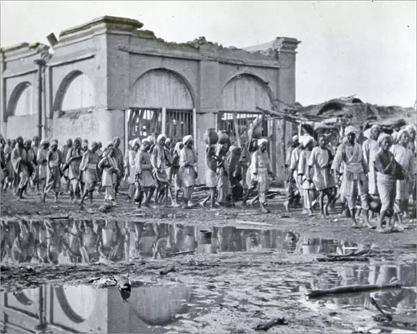 1898 khalifas prayer house prisoners passing the mihrab