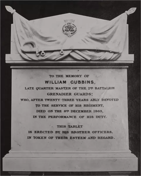 william gubbins memorial