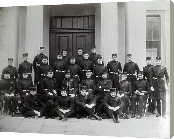 2nd battalion officers starting for war march 1900