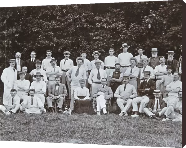 august 1908 cricket match park place vs sergeants