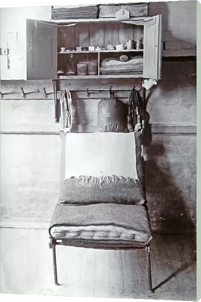 Privates bed and kit, c1907 Album 30a Grenadiers1202