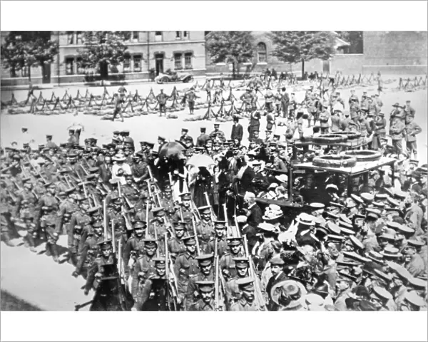2nd Battalion departing Chelsea 12th August 1914 Grenadiers1233