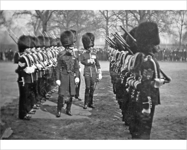 Inspection at Wellington Barracks 1908 Grenadiers1247