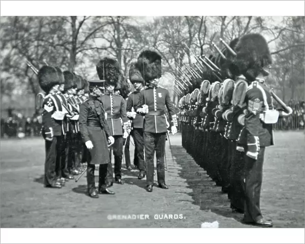 Inspection at Wellington Barracks 1908 Grenadiers1249