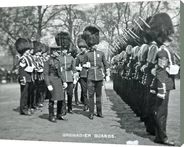 Inspection at Wellington Barracks 1908 Grenadiers1249