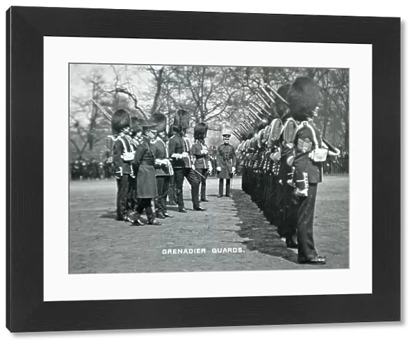 Inspection at Wellington Barracks 1908 Grenadiers1250