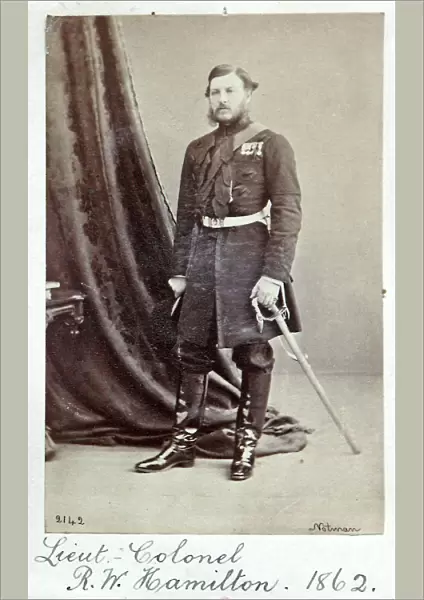 Lt Colonel R. W. Hamilton, 1862. Album30a, Grenadiers1253b