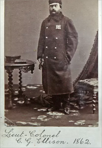 Lt Colonel C. G. Ellison, 1862. Album30a, Grenadiers1256a