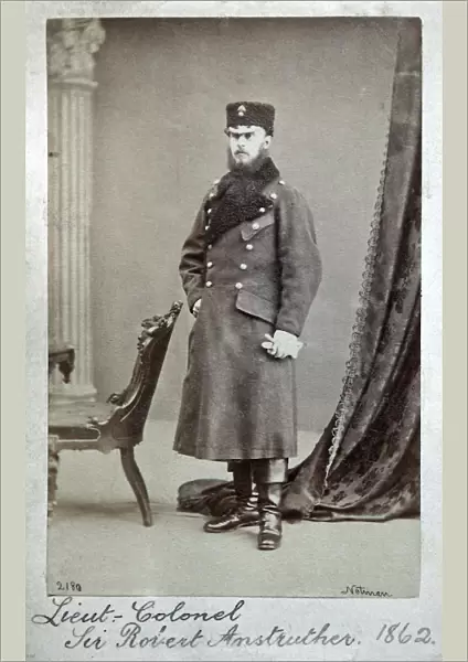 Lt Colonel Sir Robert Anstruther, 1862. Album30a, Grenadiers1255a