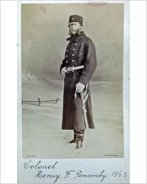 Colonel Henry F. Ponsonby, 1863. Album30a, Grenadiers1259b