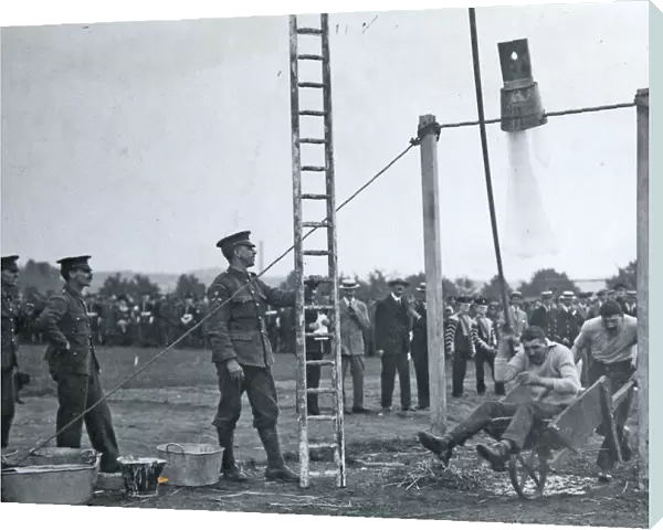 battalion sports july 1909 tilting the bucket