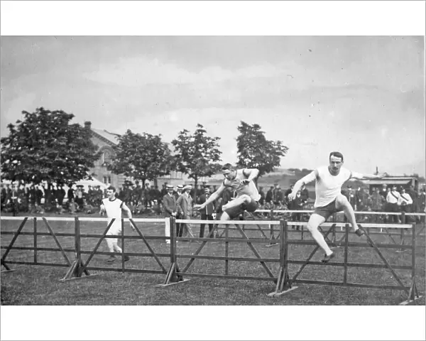 battalion sports hurdle race july 1909