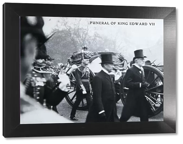 funeral king edward vii gun carriage in mall