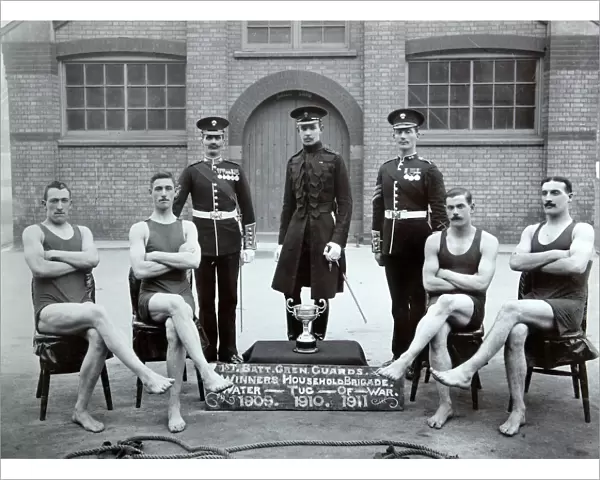 1st battalion winners water tug of war 1911