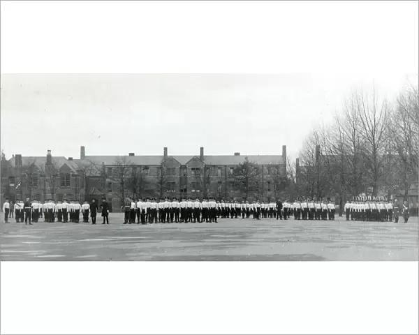 squads on parade caterham 1910