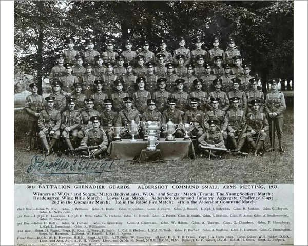 3rd battalion aldershot small arms meeting 1933