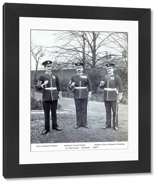 1st Battalion Drill Sergeants and Sgt Major, Windsor 1907