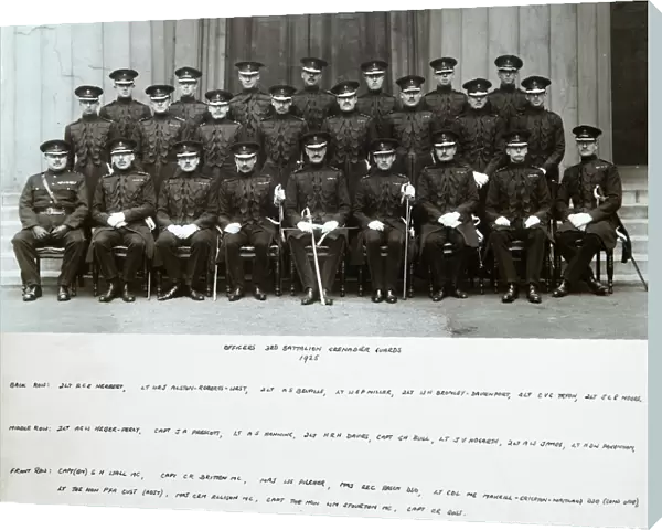 officers 3rd battalion 1925 herbert alston-roberts-west