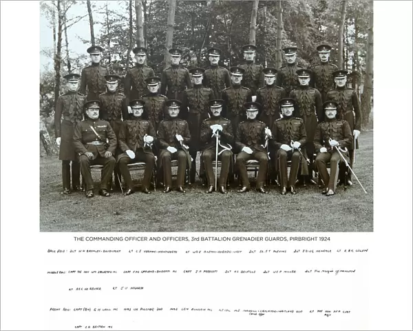 commanding officer officers 3rd battalion pirbright