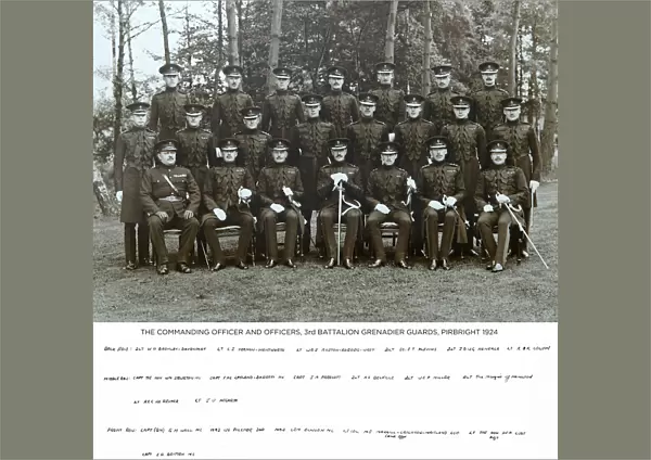 commanding officer officers 3rd battalion pirbright