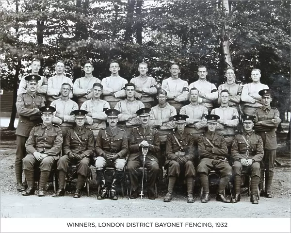 winners london district bayonet fencing 1932