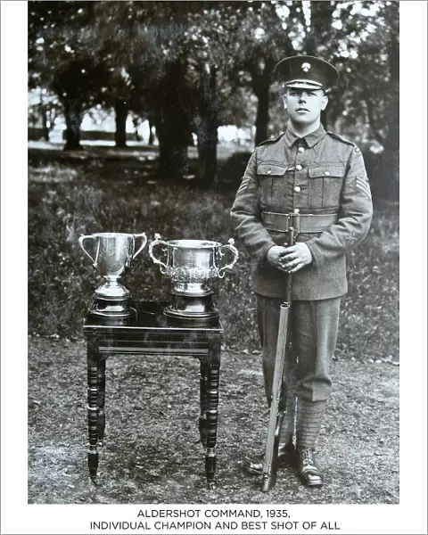 aldershot command 1935 individual champion and best shot of all
