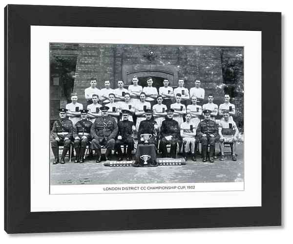 london district cc championship cup 1932 chelsea barracks