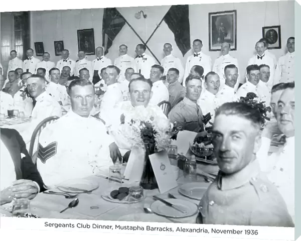 sergeants club dinner mustapha barracks alexandria