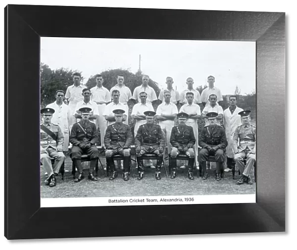battalion cricket team alexandria 1936
