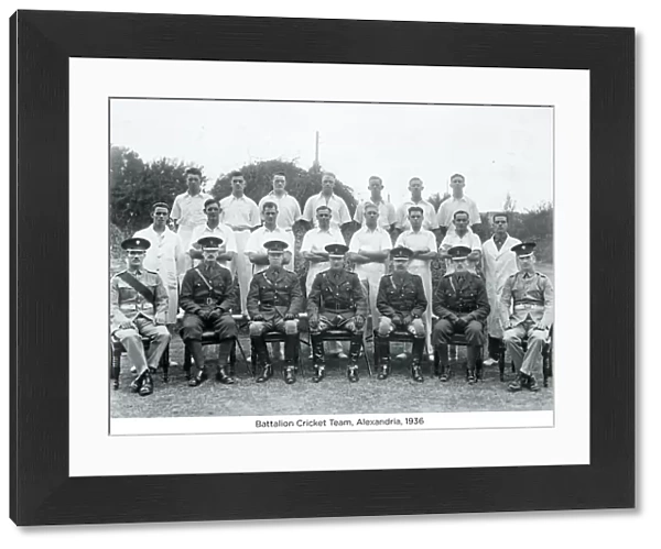 battalion cricket team alexandria 1936