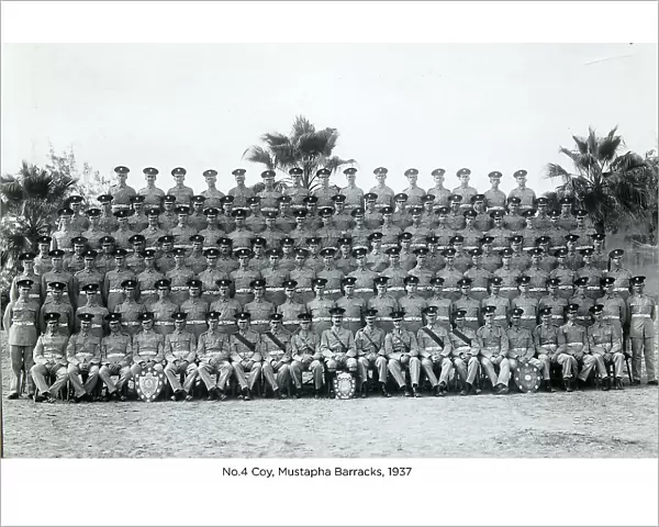 no. 4 coy mustapha barracks 1937