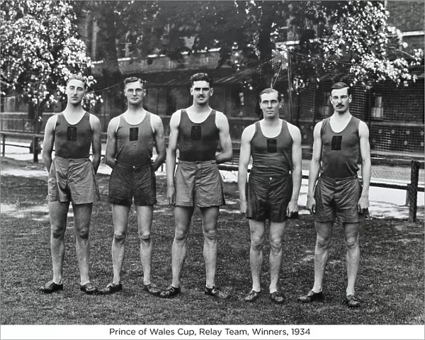 prince of wales cup relay team winners 1934