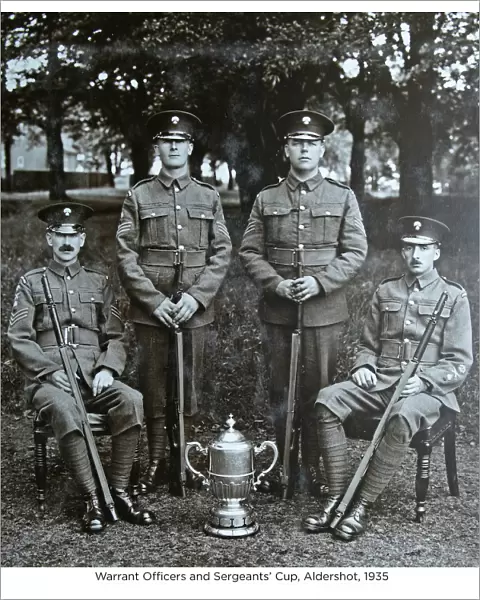 warrant officers and sergeants cup aldershot 1935