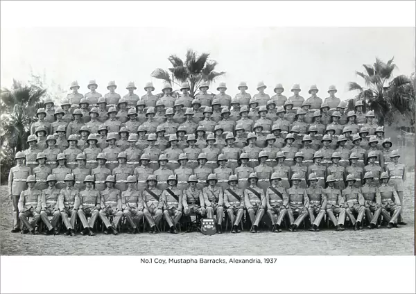 no. 1 coy mustapha barracks alexandria 1937